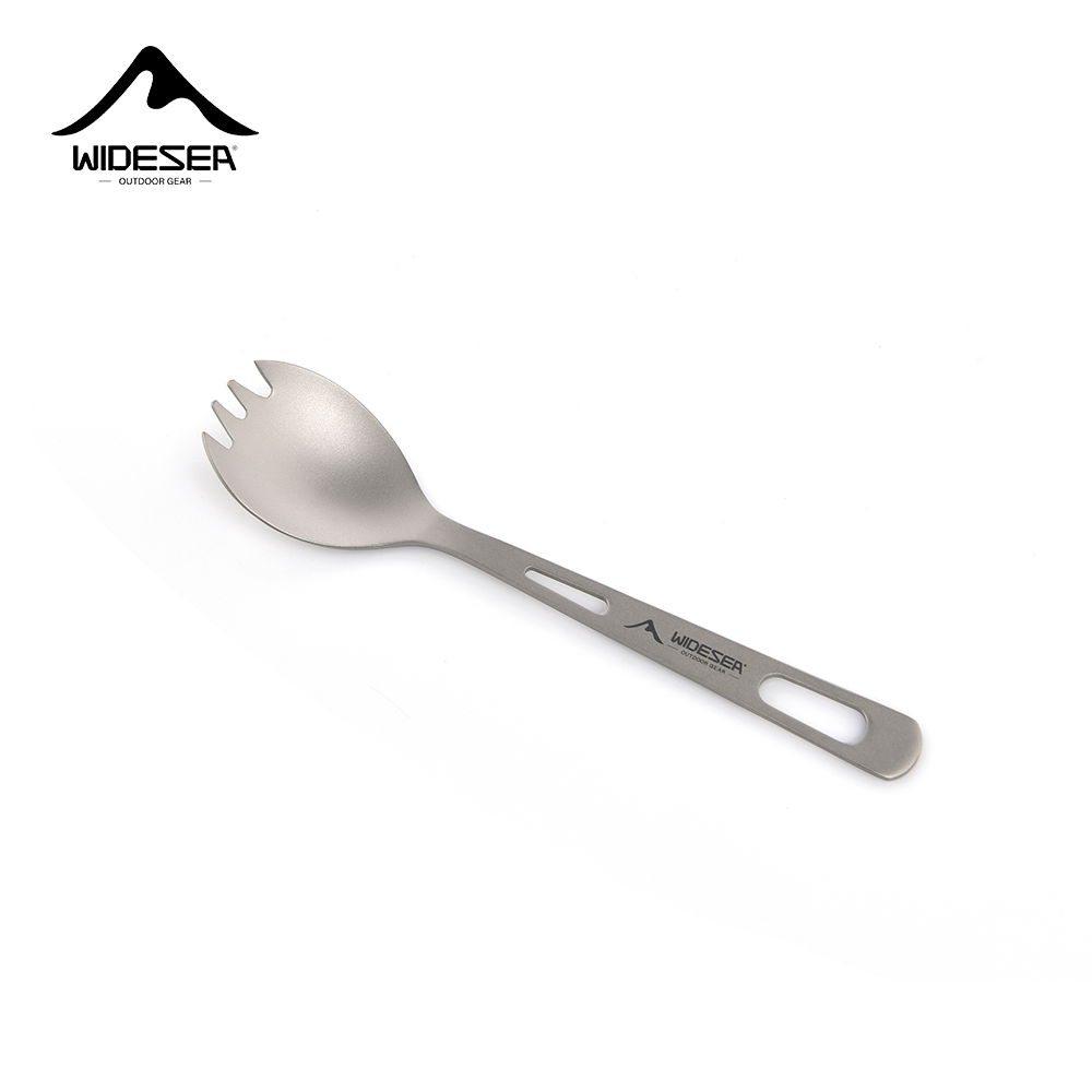 Outdoor Camping World - Widesea Camping Cooking Set Spork Titanium