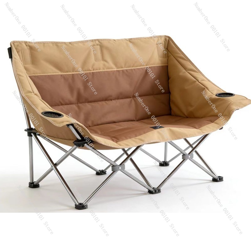 Outdoor Camping Folding Chairs - Portable Outdoor Folding Double Camping Chair