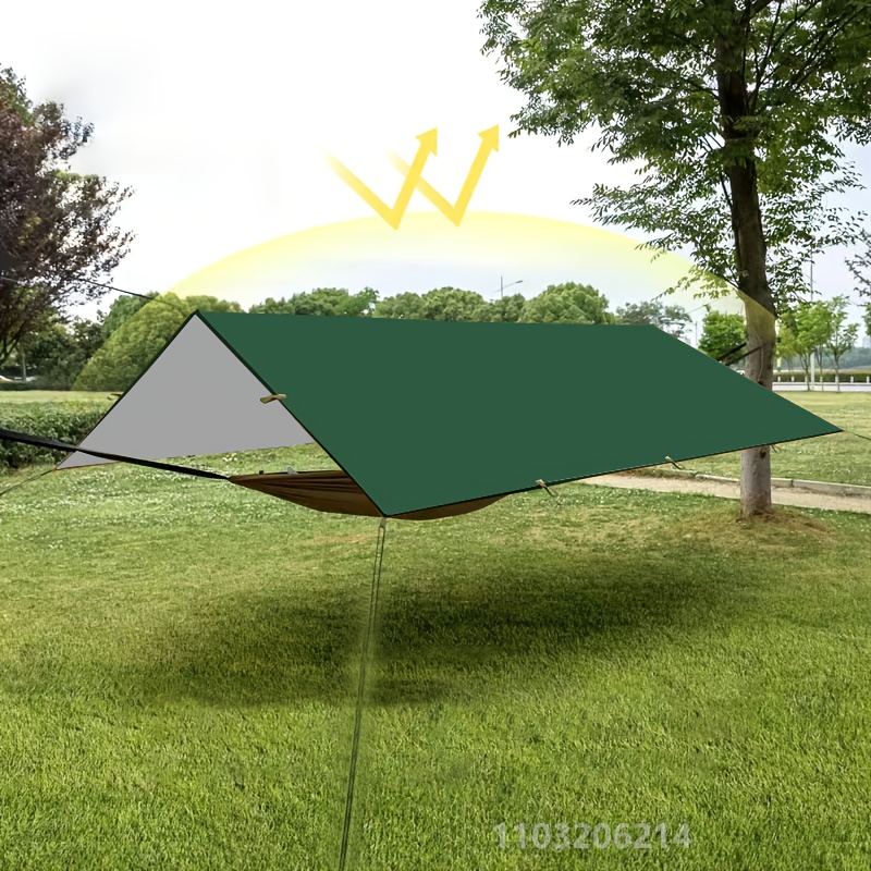 Waterproof Tarp Shelter - 19 Hang Points Tent Tarp Survival