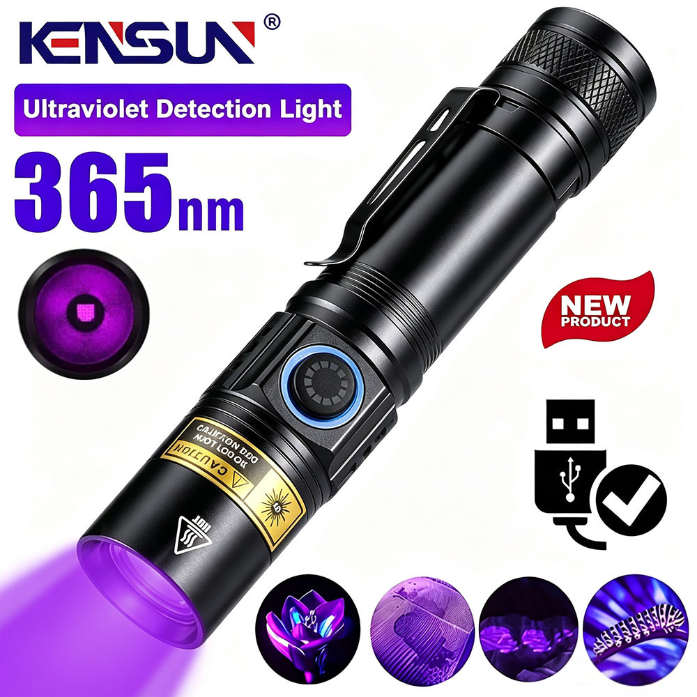 Outdoor Camping Urinal - 365/395nm UV Flashlight Zoom 5W Type
