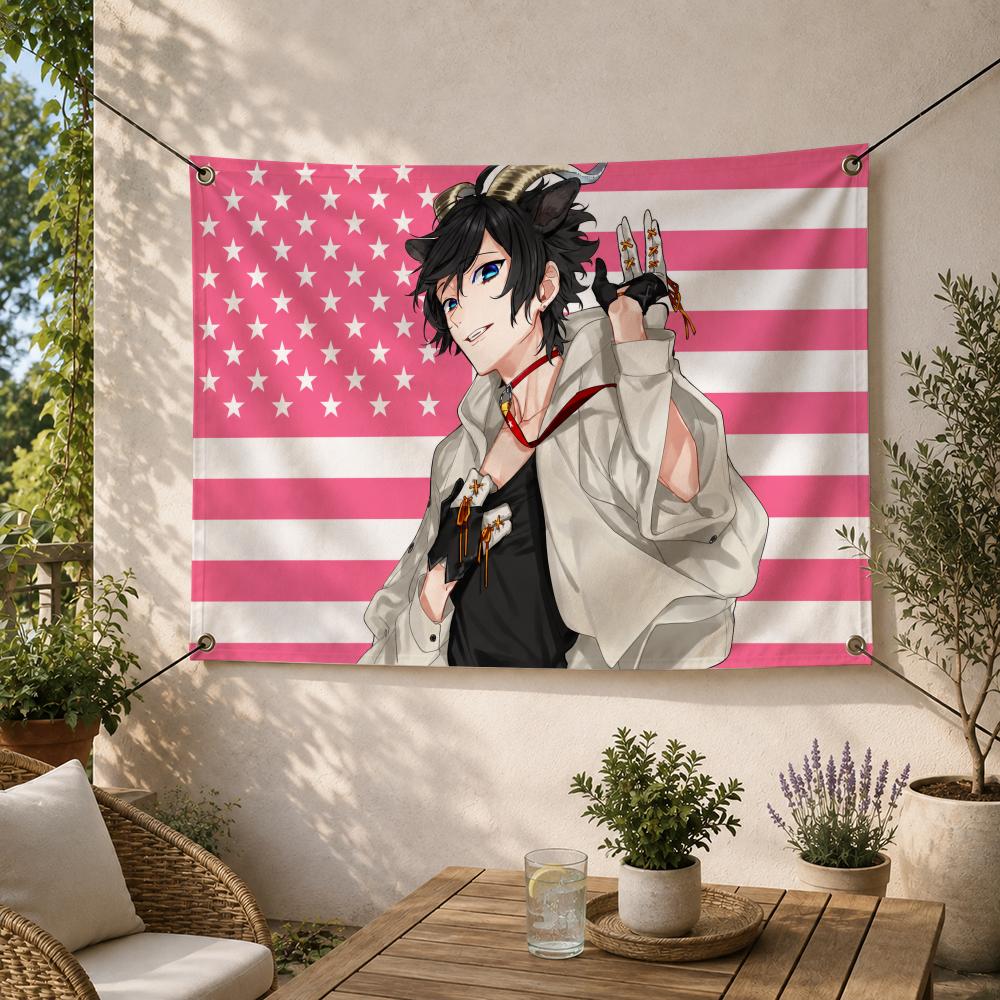 Outdoor Camping Anime - Romance Anime I-Izumi Miyamura Flags Decorative