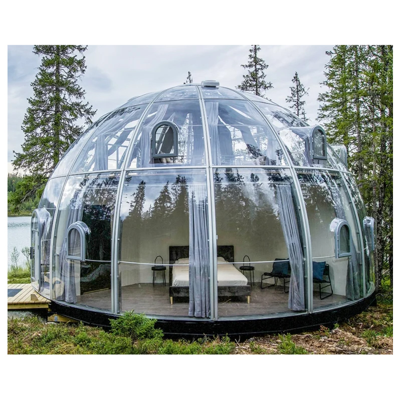 Outdoor Camping Venues - Powder Coated Metal Star Room Gazebo