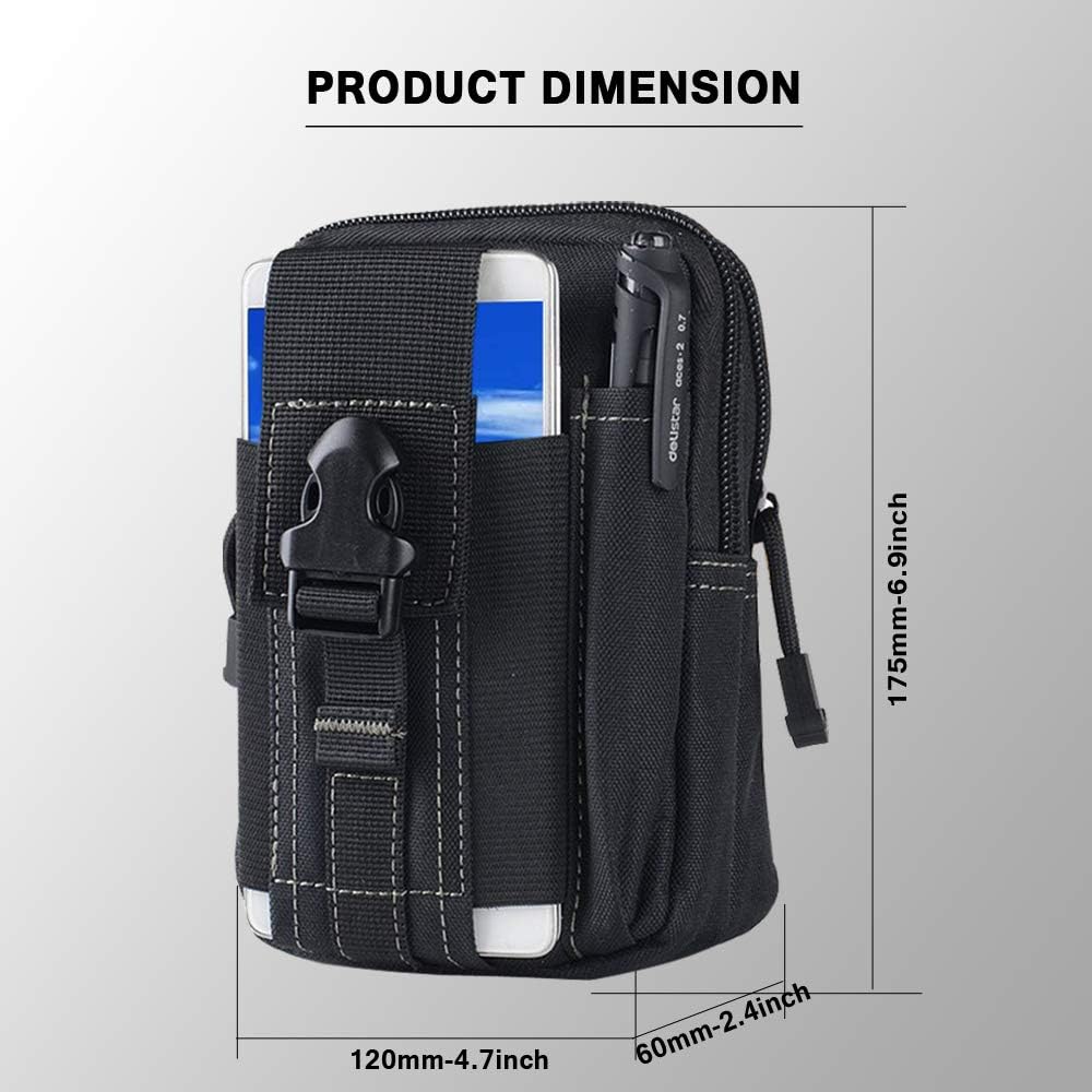 Tactical Molle Belt Pouch Mili - Outdoor Camping Hiking ulasan dan harga