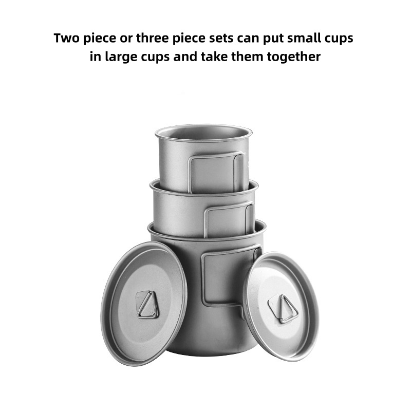 Titanium Camping Mug with Fold - Outdoor Camping World ulasan dan harga