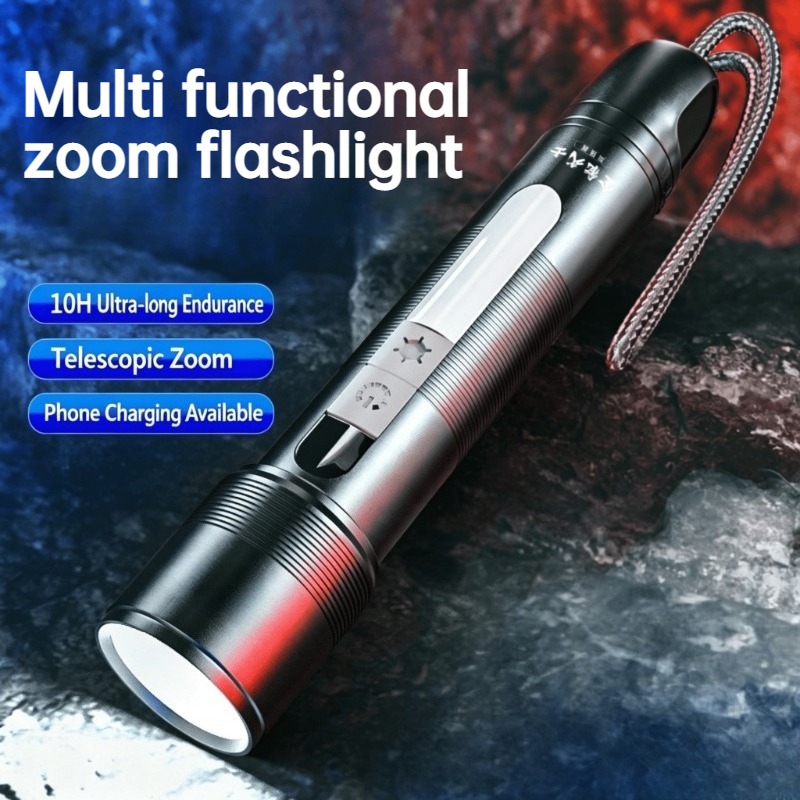 Multi Functional LED Flashligh - Outdoor Camping Hiking ulasan dan harga