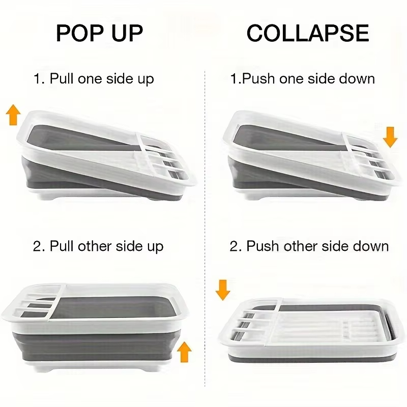 Collapsible Dish Drying Rack w - Outdoor Camping World ulasan dan harga