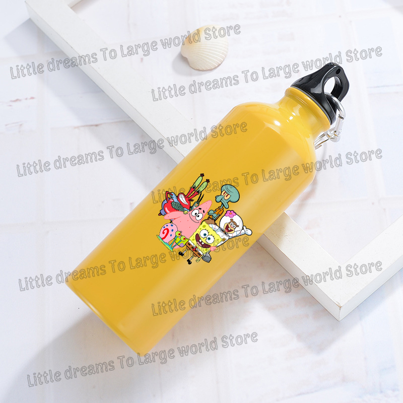 SpongeBobs Aluminum Water Bott - Outdoor Camping Anime ulasan dan harga