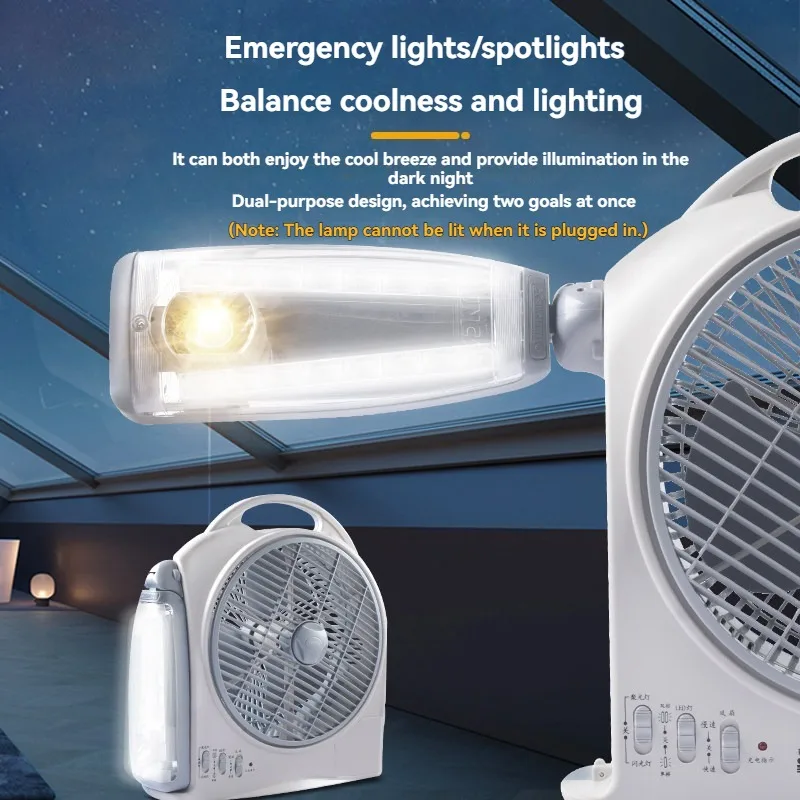 Portable 10inch Energy Saving  - Outdoor Camping Fan ulasan dan harga
