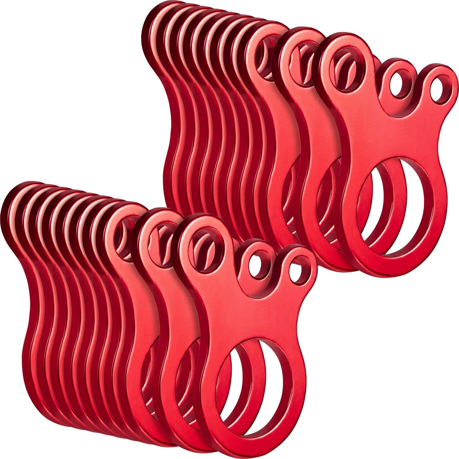 20Pcs Aluminum Alloy Tent Guyl - Outdoor Camping Guy ulasan dan harga