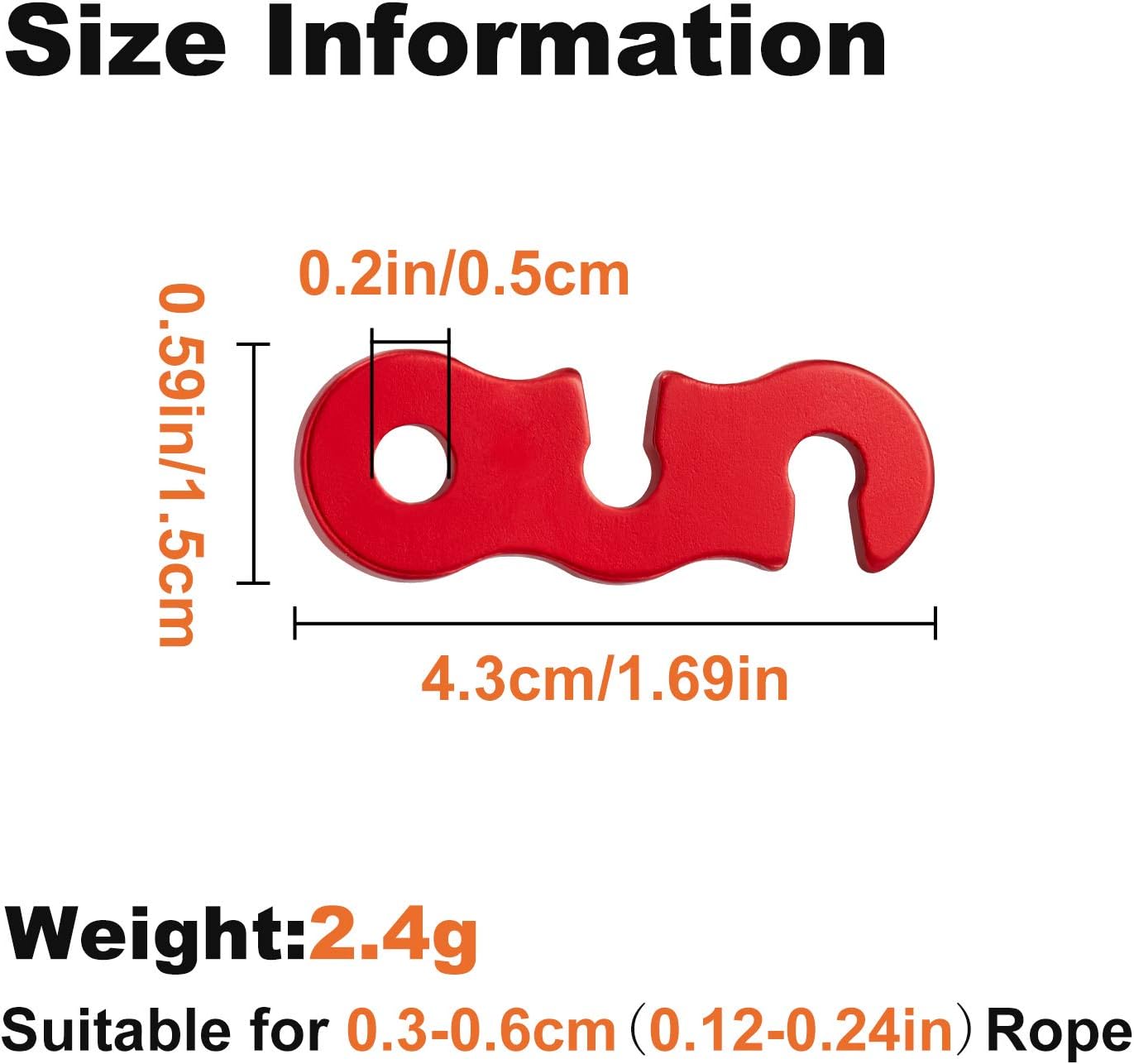 20Pcs Aluminum Alloy Tent Guyl - Outdoor Camping Guy ulasan dan harga