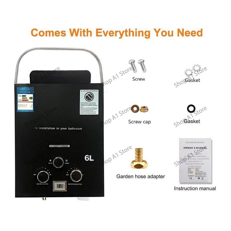 Water Heater 6L Outdoor Campin - Outdoor Camping Hot Water Heater ulasan dan harga
