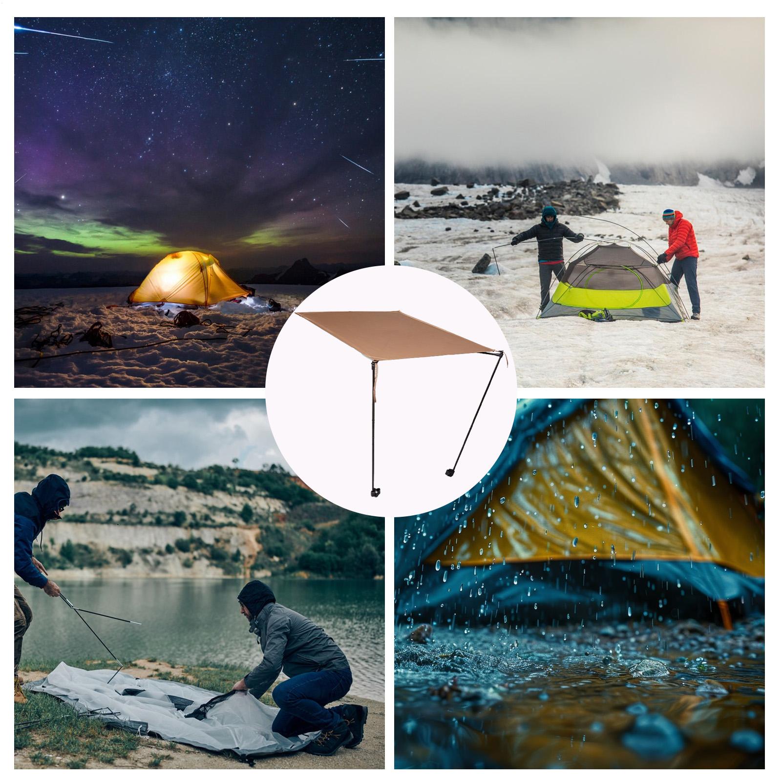1pcs Lounge Chair Sunshade UV  - Outdoor Camping Folding Chairs ulasan dan harga