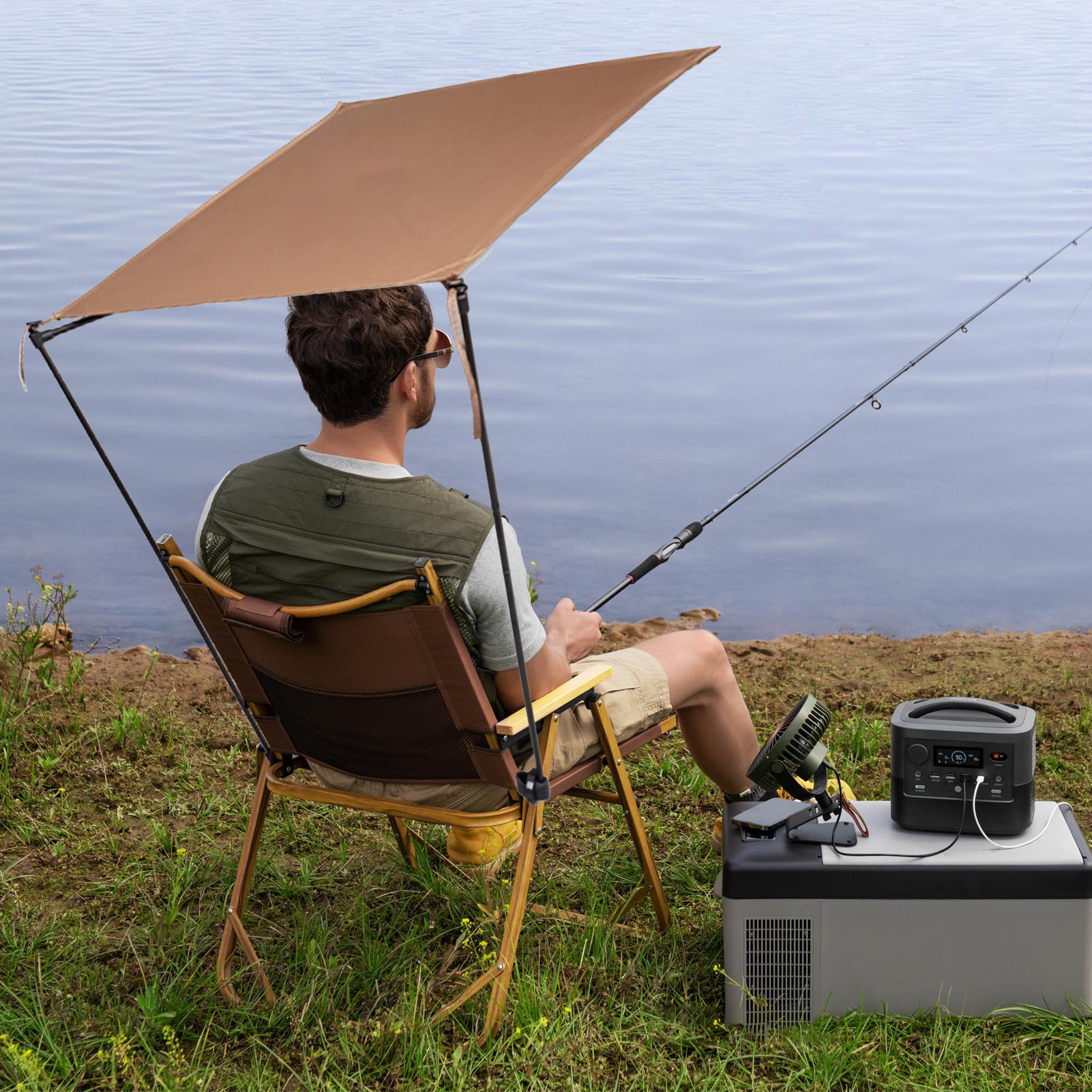 1pcs Lounge Chair Sunshade UV  - Outdoor Camping Folding Chairs ulasan dan harga