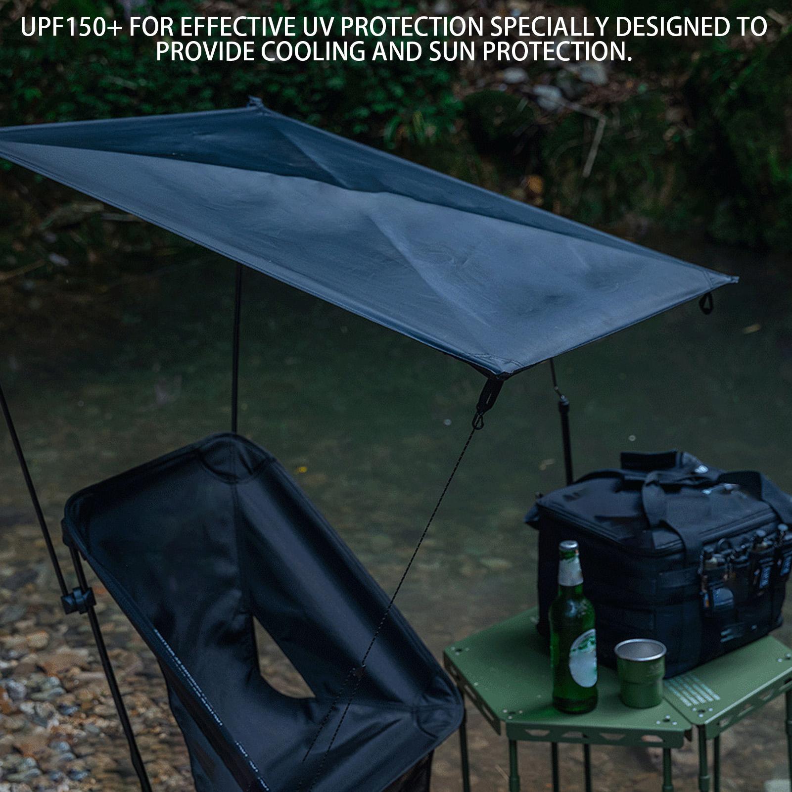 1pcs Lounge Chair Sunshade UV  - Outdoor Camping Folding Chairs ulasan dan harga