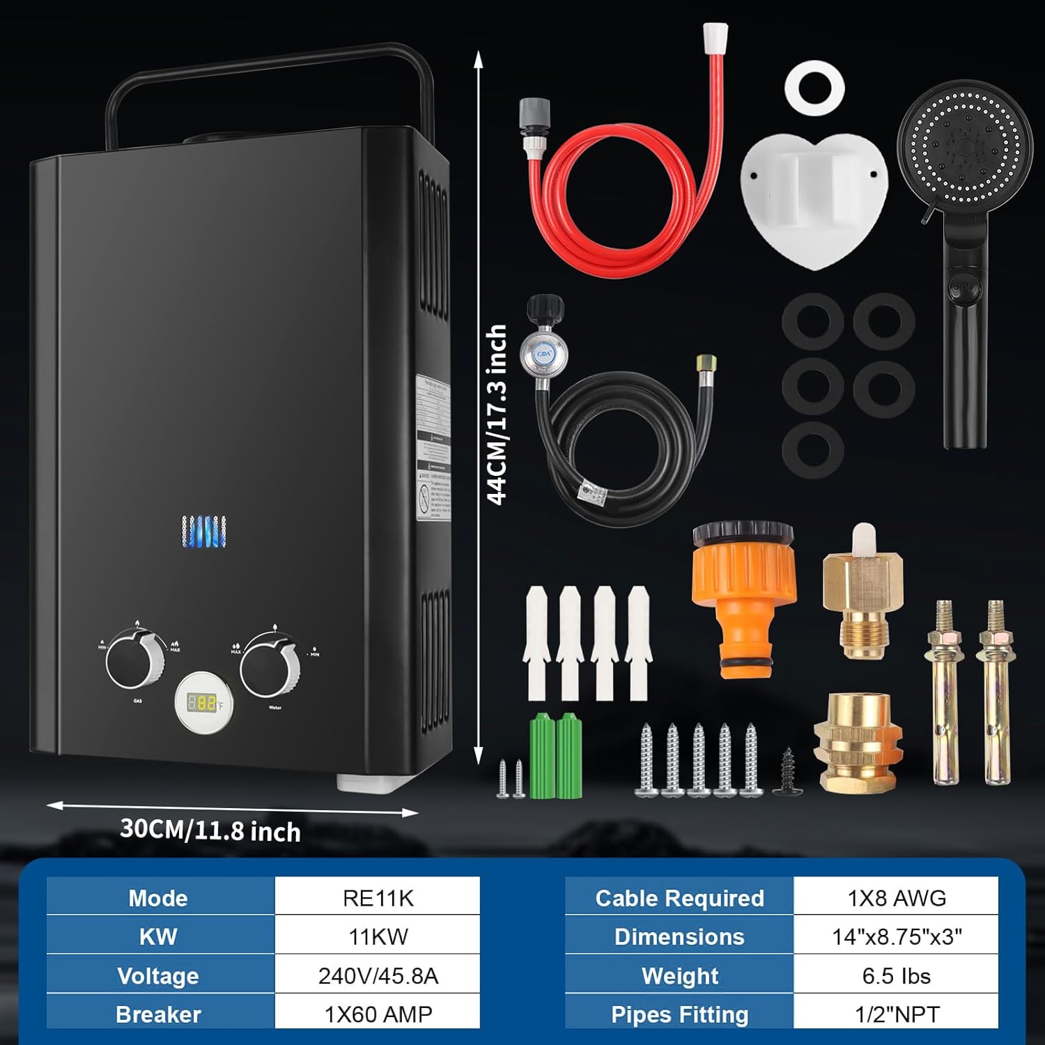 Tankless Water Heater Propane, - Outdoor Camping Van ulasan dan harga