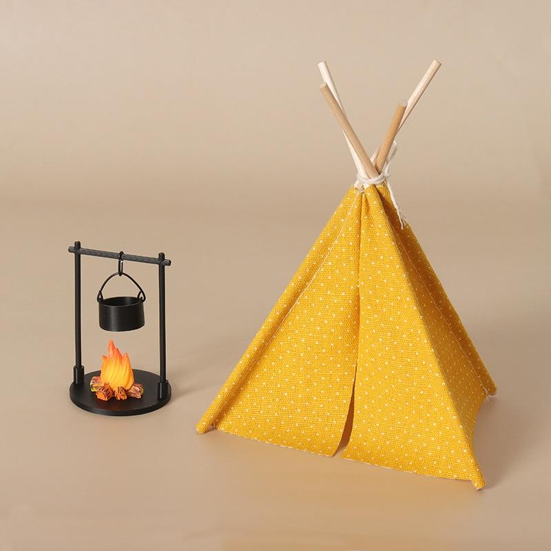 1:12 Scale Camping Tent Model  - Outdoor Camping Items ulasan dan harga