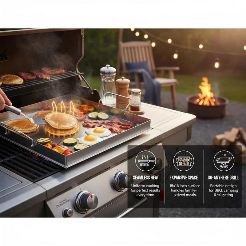 Universal Flat Top Griddle 18x - Outdoor Camping World ulasan dan harga