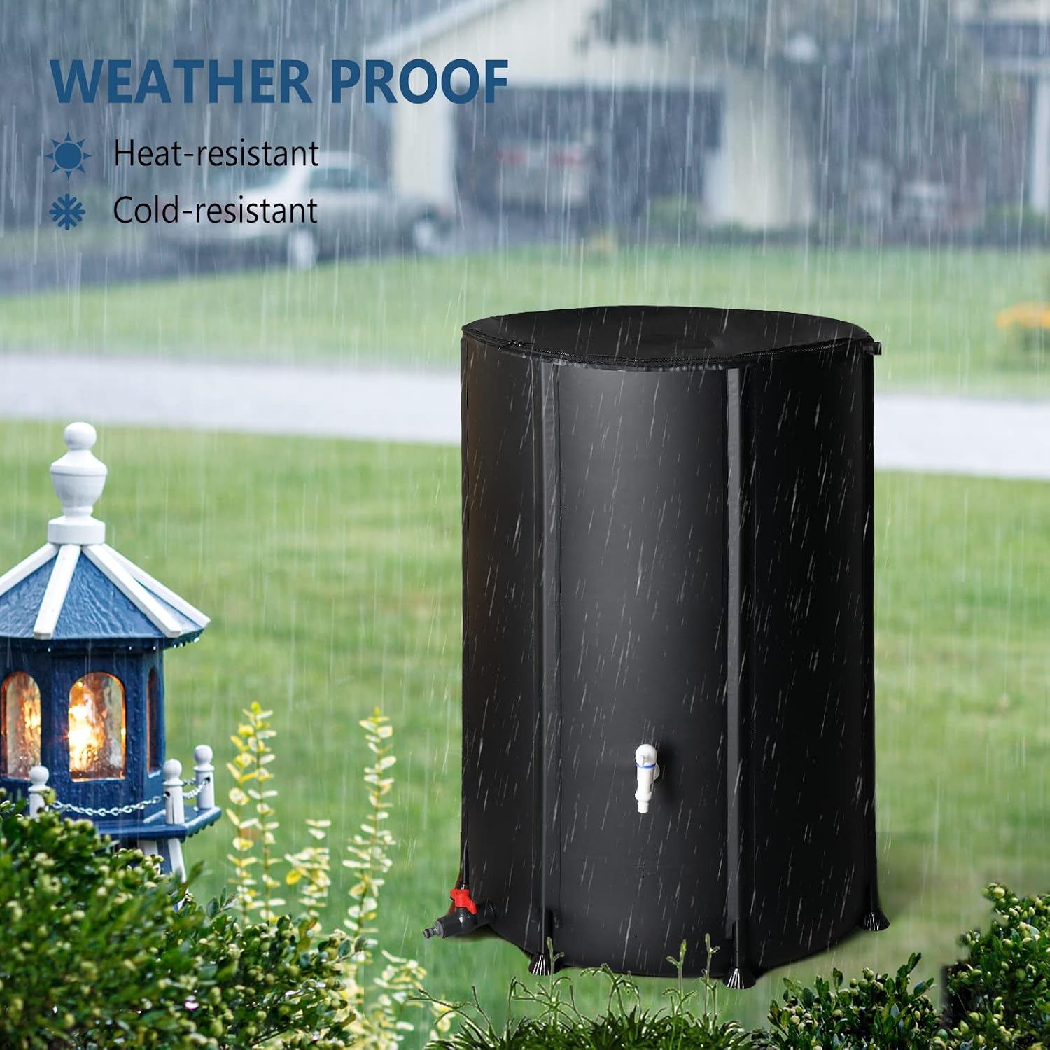 100 Gallon Collapsible Rain Ba - Portable Water Filter ulasan dan harga
