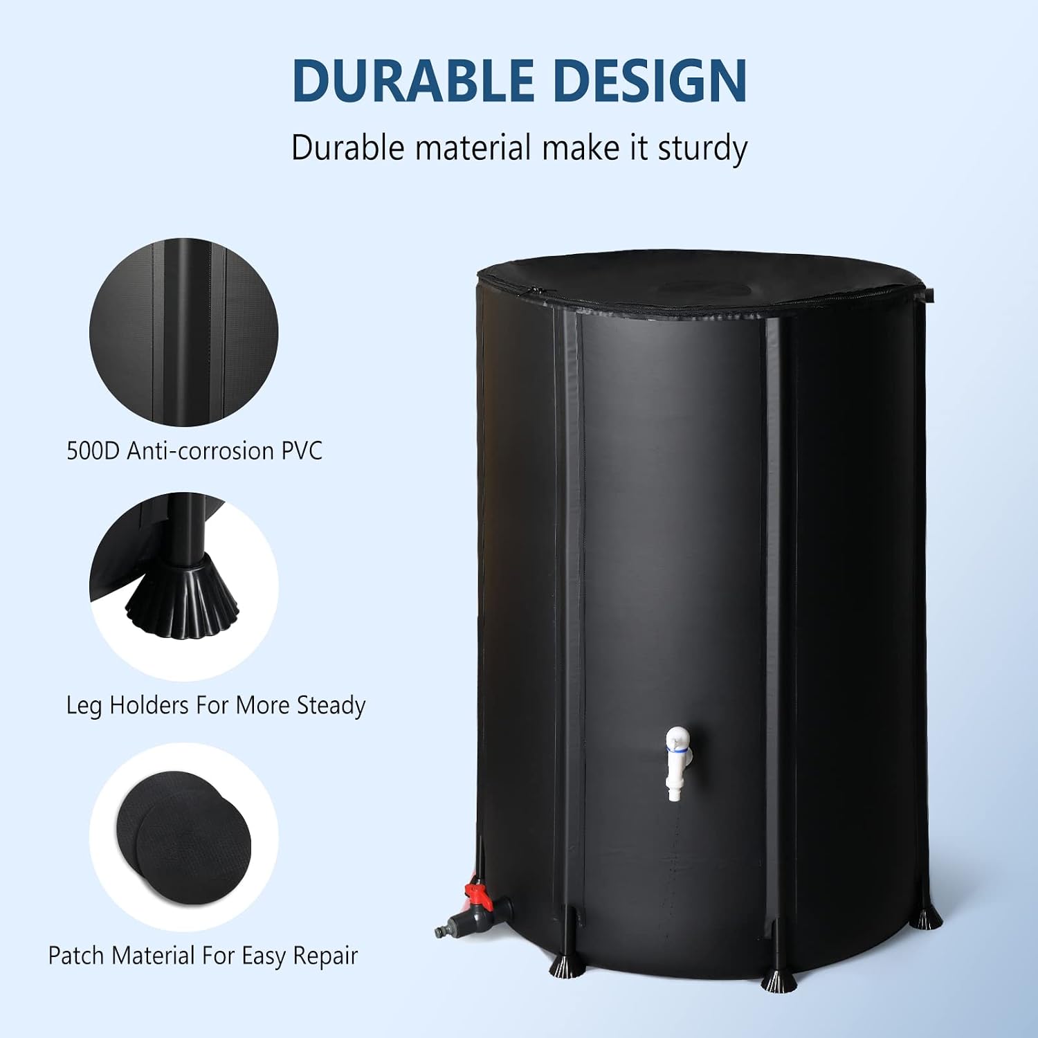 100 Gallon Collapsible Rain Ba - Portable Water Filter ulasan dan harga