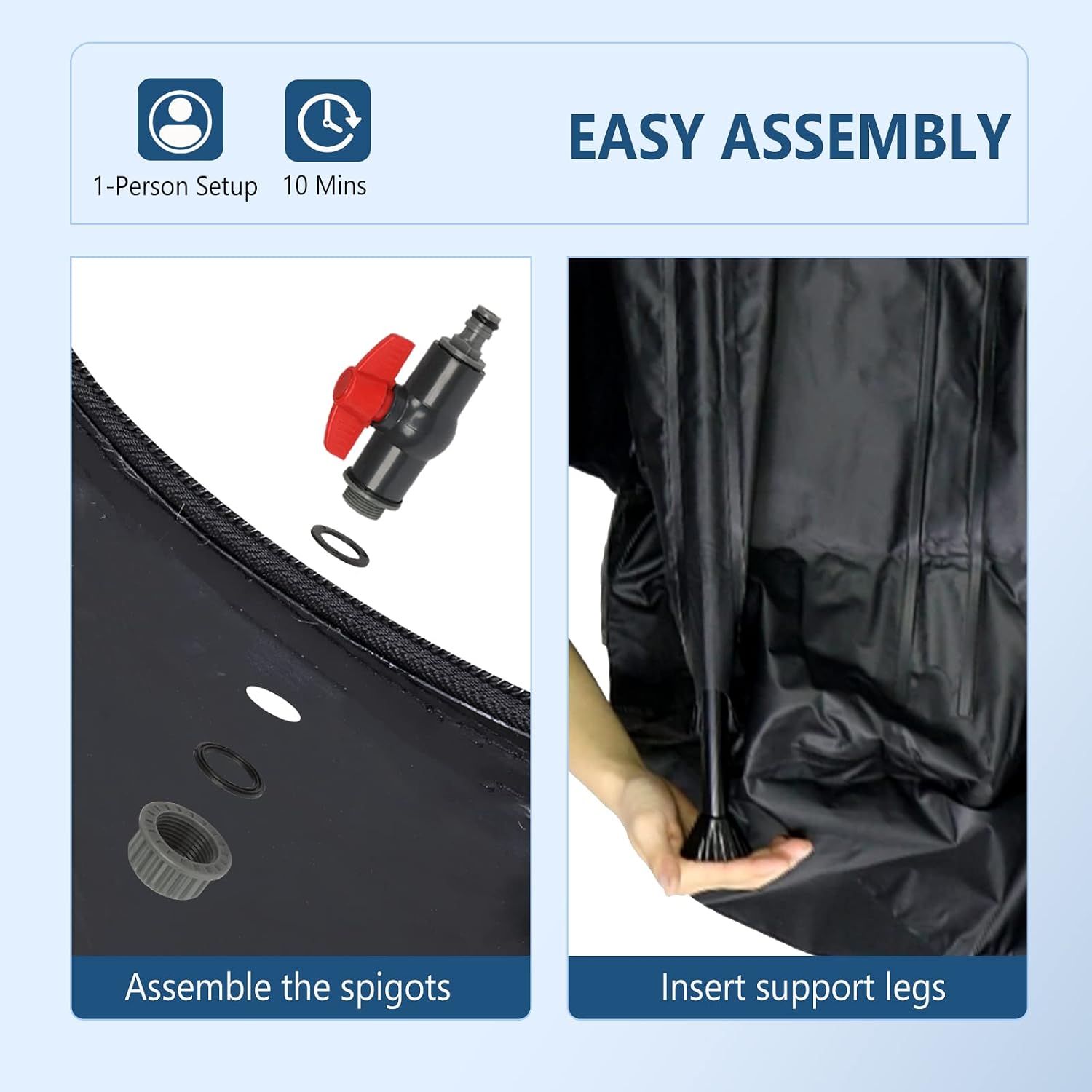 100 Gallon Collapsible Rain Ba - Portable Water Filter ulasan dan harga