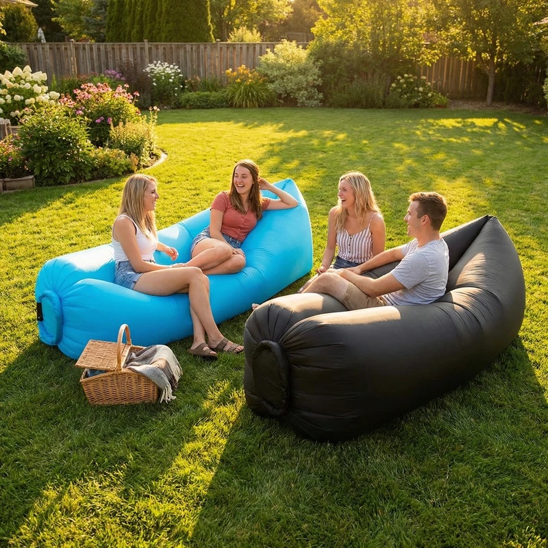 Portable Inflatable Air Sofa,  - Outdoor Camping Couch ulasan dan harga