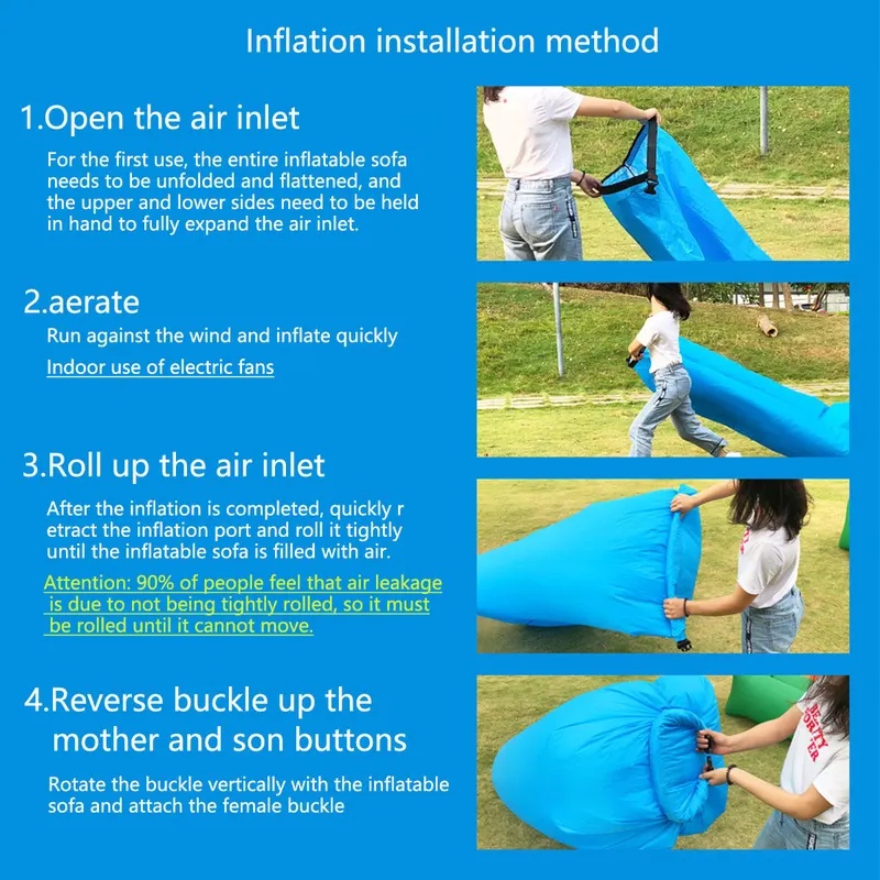 Portable Inflatable Air Sofa,  - Outdoor Camping Couch ulasan dan harga