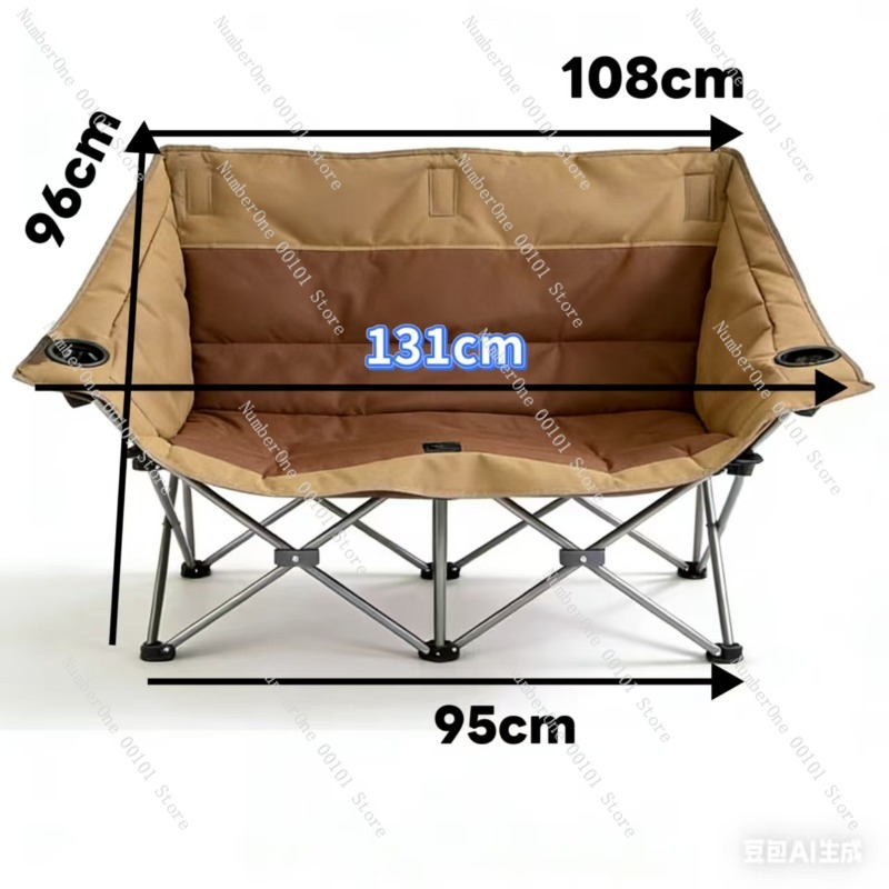 Portable Outdoor Folding Doubl - Outdoor Camping Folding Chairs ulasan dan harga