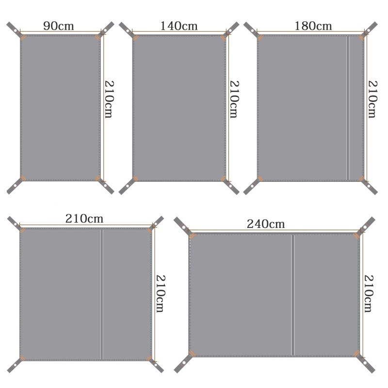 Multi Size Tent Floor Tarp Cam - Waterproof Tarp Shelter ulasan dan harga