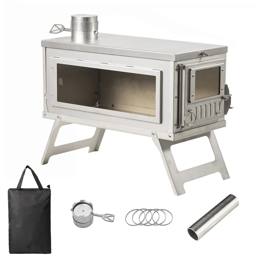 Outdoor Heater Tent Stove Port - Outdoor Camping Wood Burning Stove ulasan dan harga