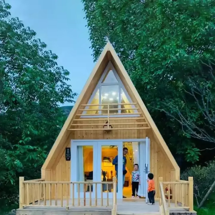 Customizable Triangular Wooden - Outdoor Camping And Glamping ulasan dan harga