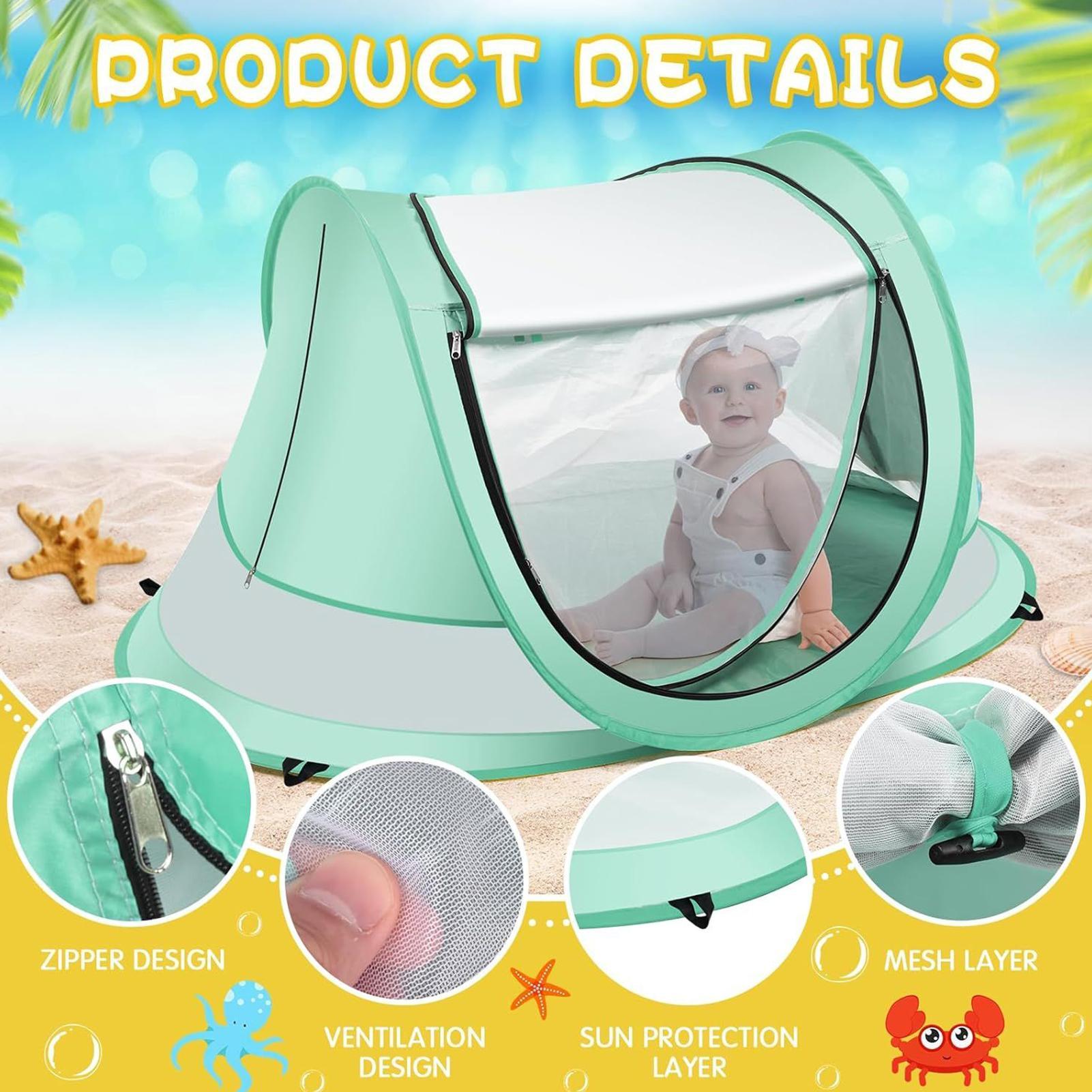 Kids Beach Tent UPF 50 Childre - Outdoor Camping Games For Kids ulasan dan harga