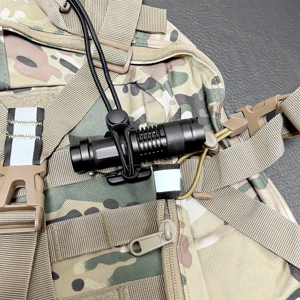 Flashlight Clip Outdoor Backpa - Outdoor Camping Hiking ulasan dan harga