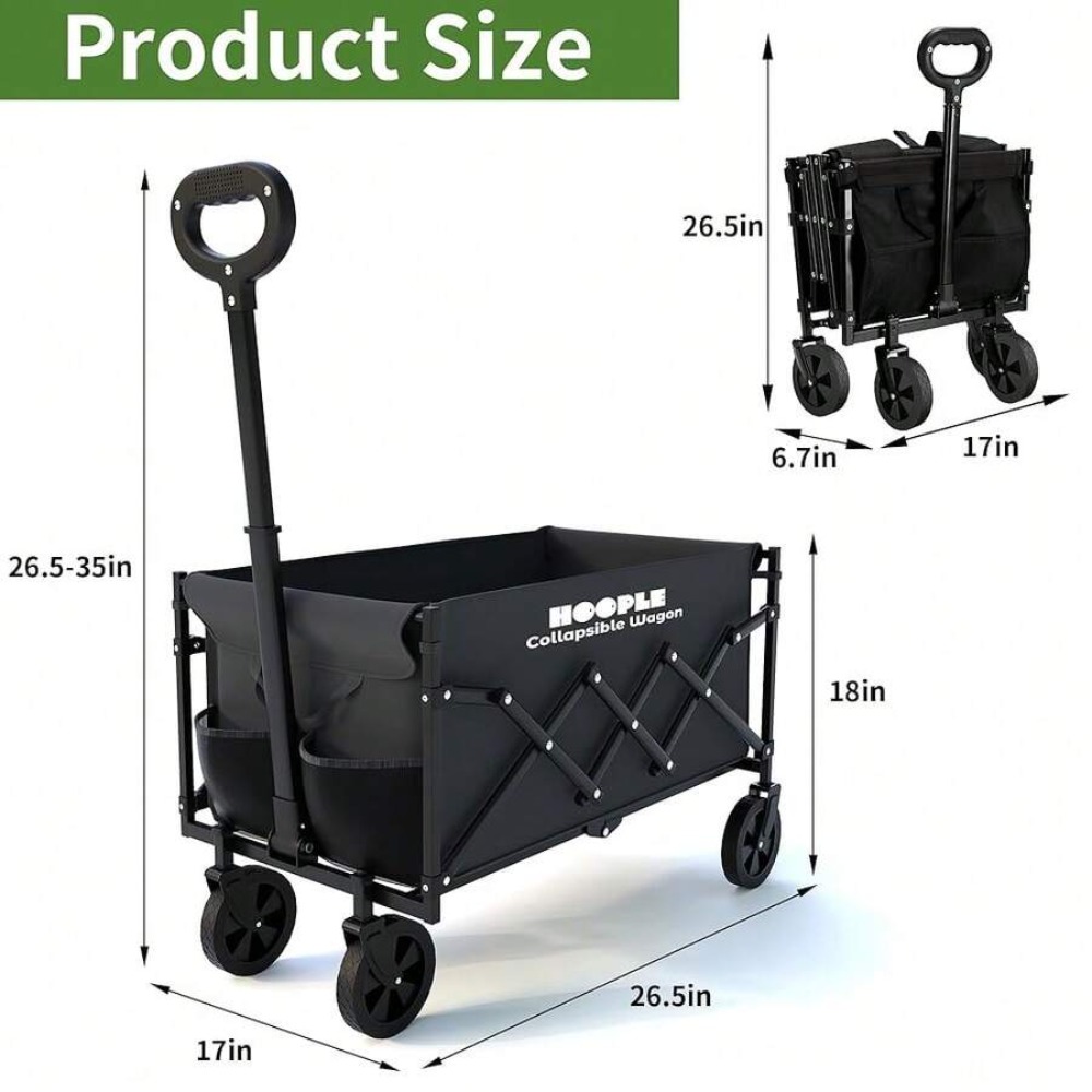 Collapsible Wagon With Wheels  - Outdoor Camping Wagon ulasan dan harga