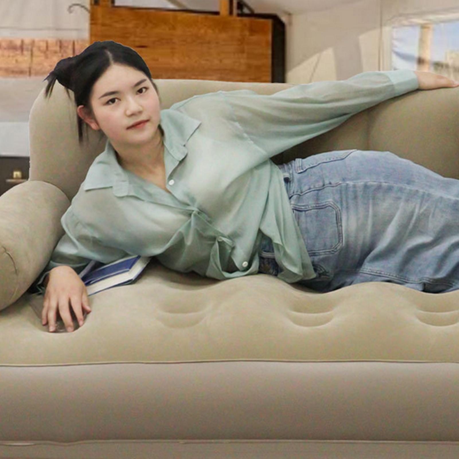 Air Sofa With Air Pump Folding - Outdoor Camping Couch ulasan dan harga