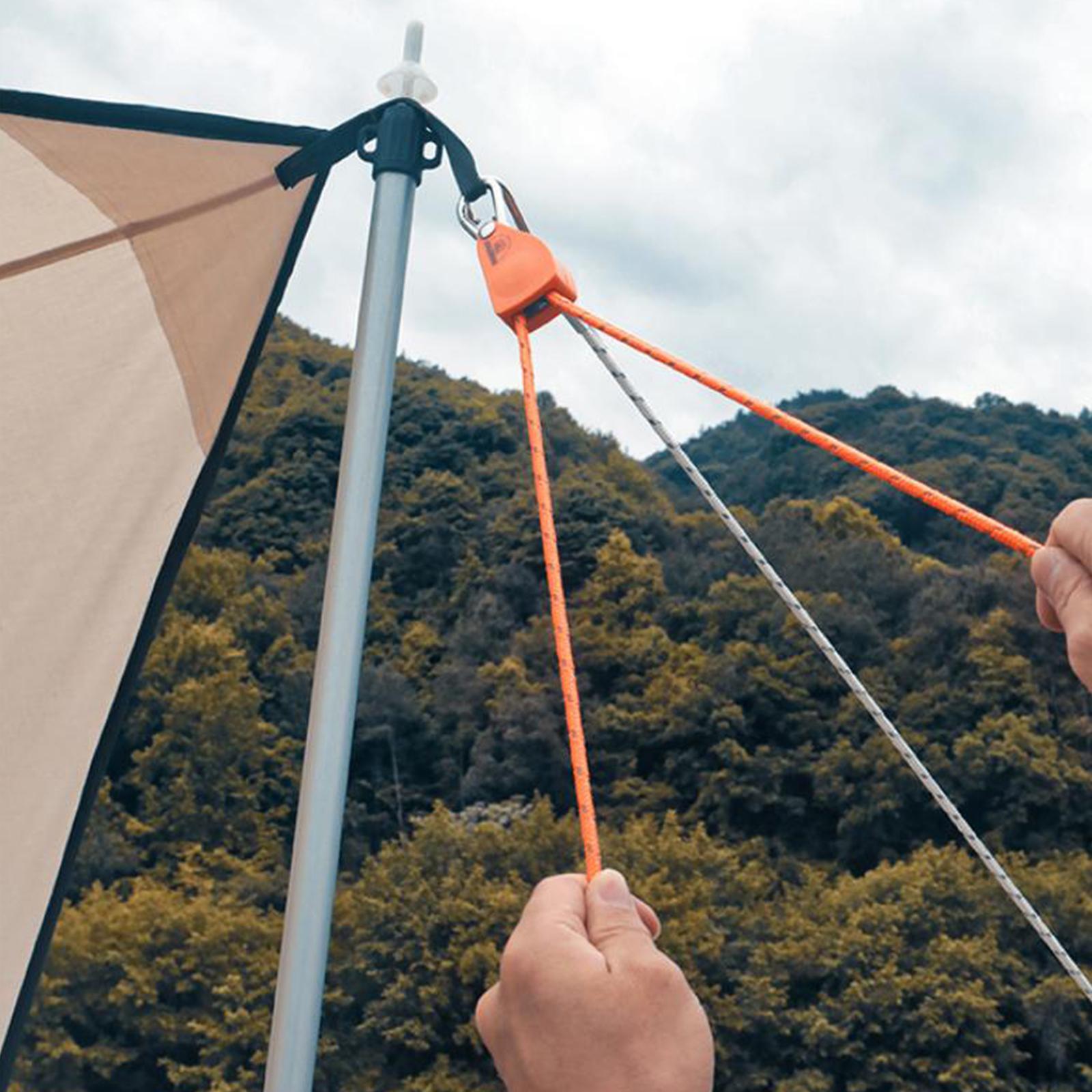 Tent Guy Line Adjustable Ratch - Outdoor Camping Guy ulasan dan harga