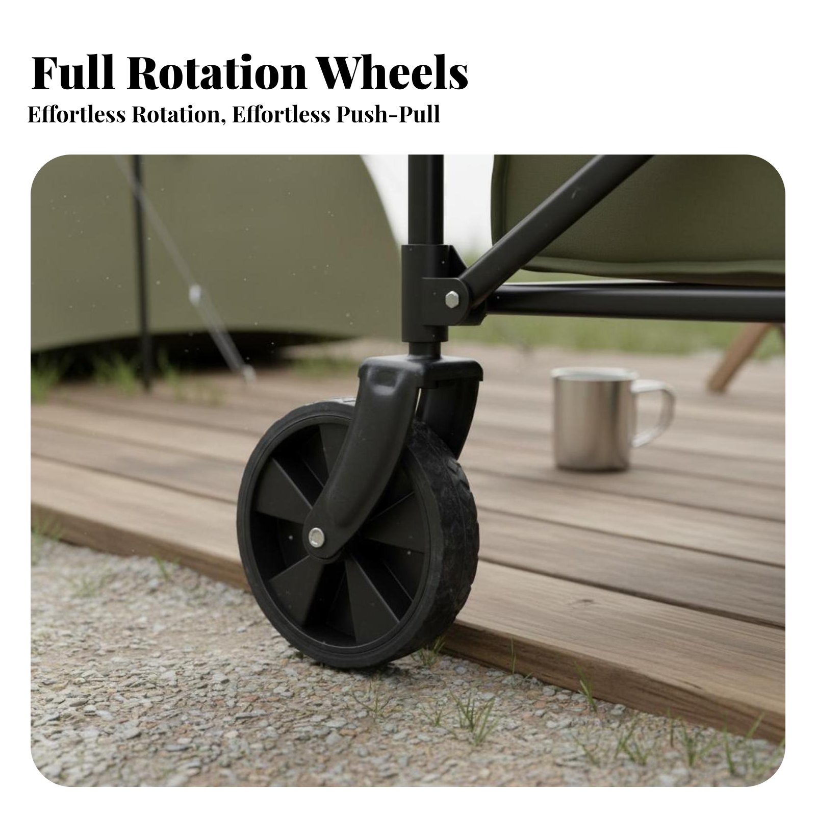 Camping Cart Wheel Multi-Terra - Outdoor Camping Wagon ulasan dan harga