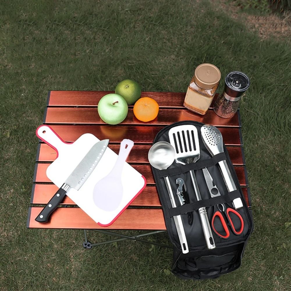 2024 Picnic Utensil Set Storag - Outdoor Camping World ulasan dan harga
