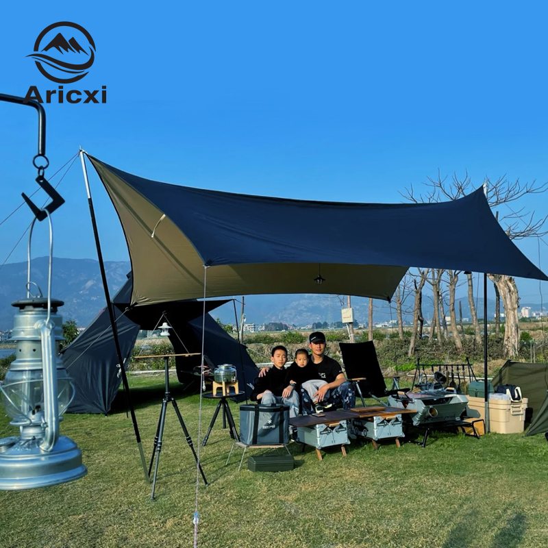 Aricxi Black Coating  Tarp Out - Waterproof Tarp Shelter ulasan dan harga