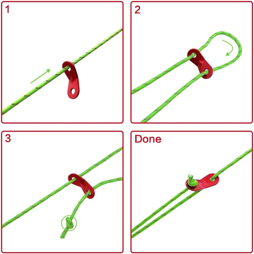 Camping Guylines Ropes for Ten - Outdoor Camping Guy ulasan dan harga