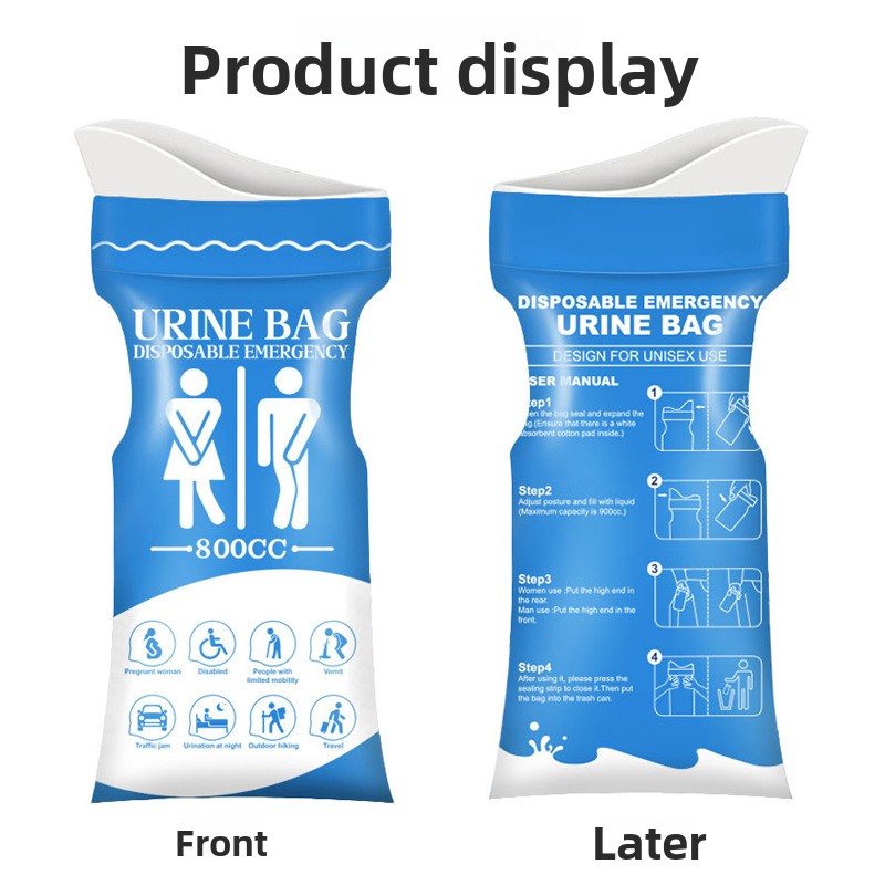 Disposable Emergency Urine Bag - Outdoor Camping Urinal ulasan dan harga