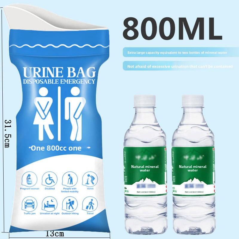 Disposable Emergency Urine Bag - Outdoor Camping Urinal ulasan dan harga