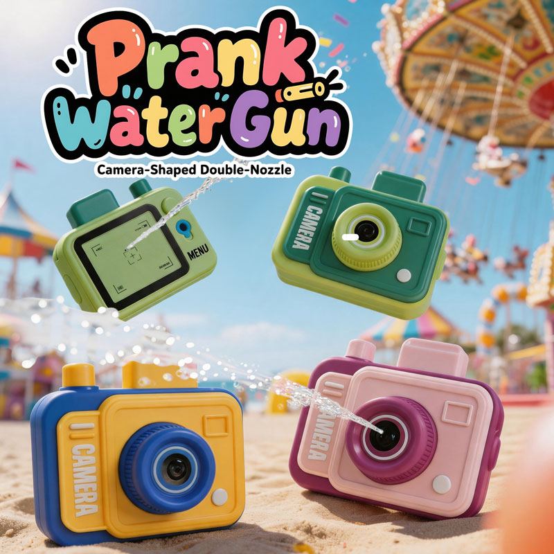 Double-sided Water Gun Camera  - Outdoor Camping Games For Kids ulasan dan harga