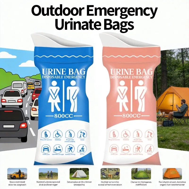 800ML Disposable Outdoor Emerg - Outdoor Camping Urinal ulasan dan harga