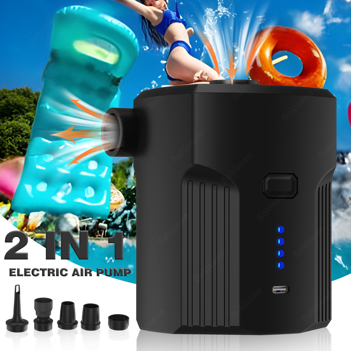 Portable Electric Air Pump for - Bed Outdoor Camping ulasan dan harga