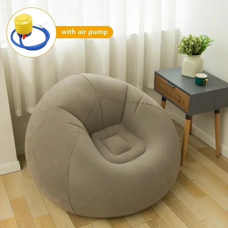 Large Lazy Inflatable Sofa Cha - Outdoor Camping Couch ulasan dan harga