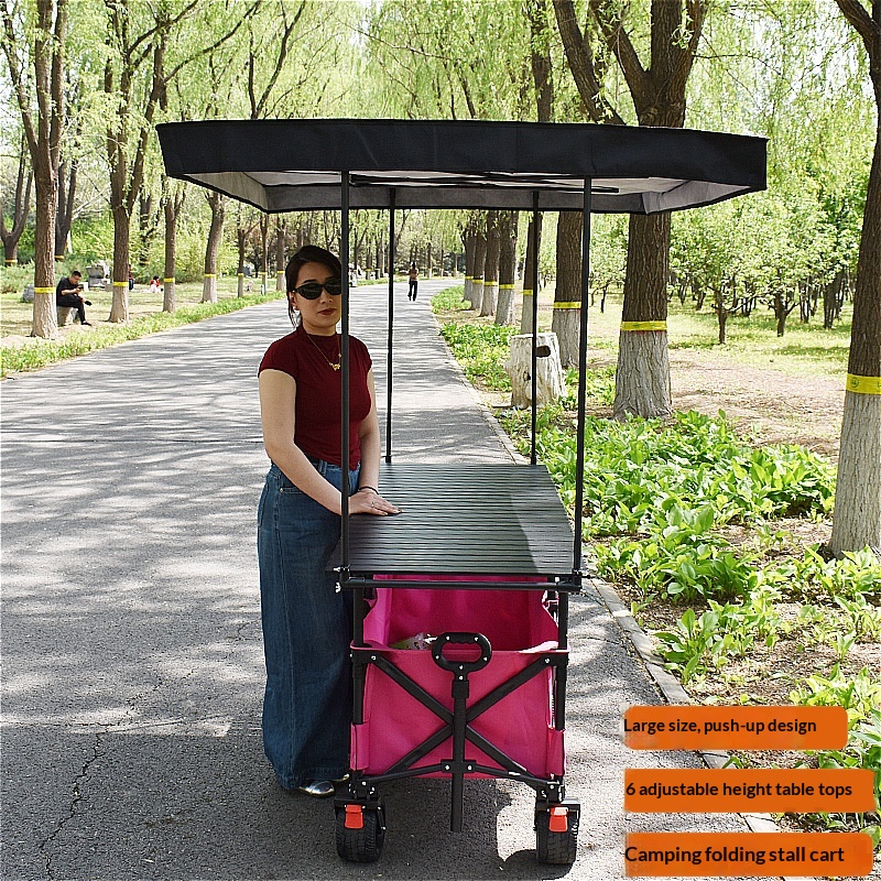 Outdoor Custom Wide Wheel Fold - Outdoor Camping Wagon ulasan dan harga