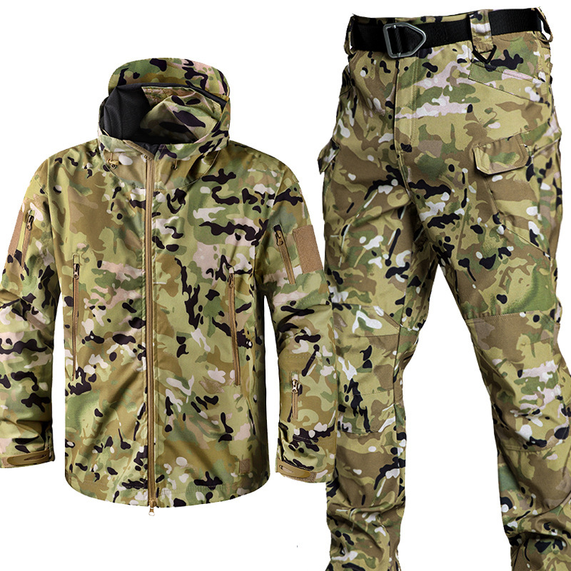 Men's Waterproof Softshell Fle - Outdoor Camping Hiking ulasan dan harga