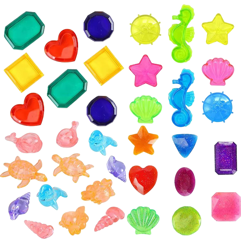 Children Colored Plastic Gem T - Outdoor Camping Games For Kids ulasan dan harga