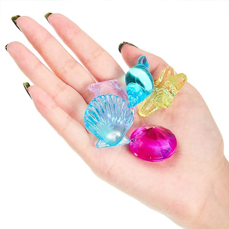 Children Colored Plastic Gem T - Outdoor Camping Games For Kids ulasan dan harga