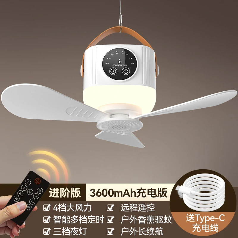 New Rechargeable Small Hanging - Outdoor Camping Fan ulasan dan harga